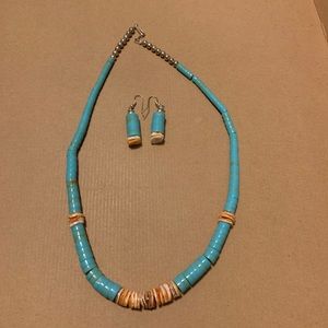 Native necklace and earrings